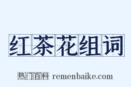 红茶花组词是什么意思的图片